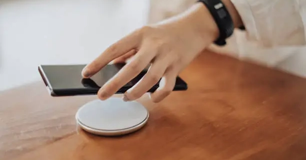 Charge your phone with a wireless charger